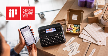 Brother P-touch printers receiving iF Design awards